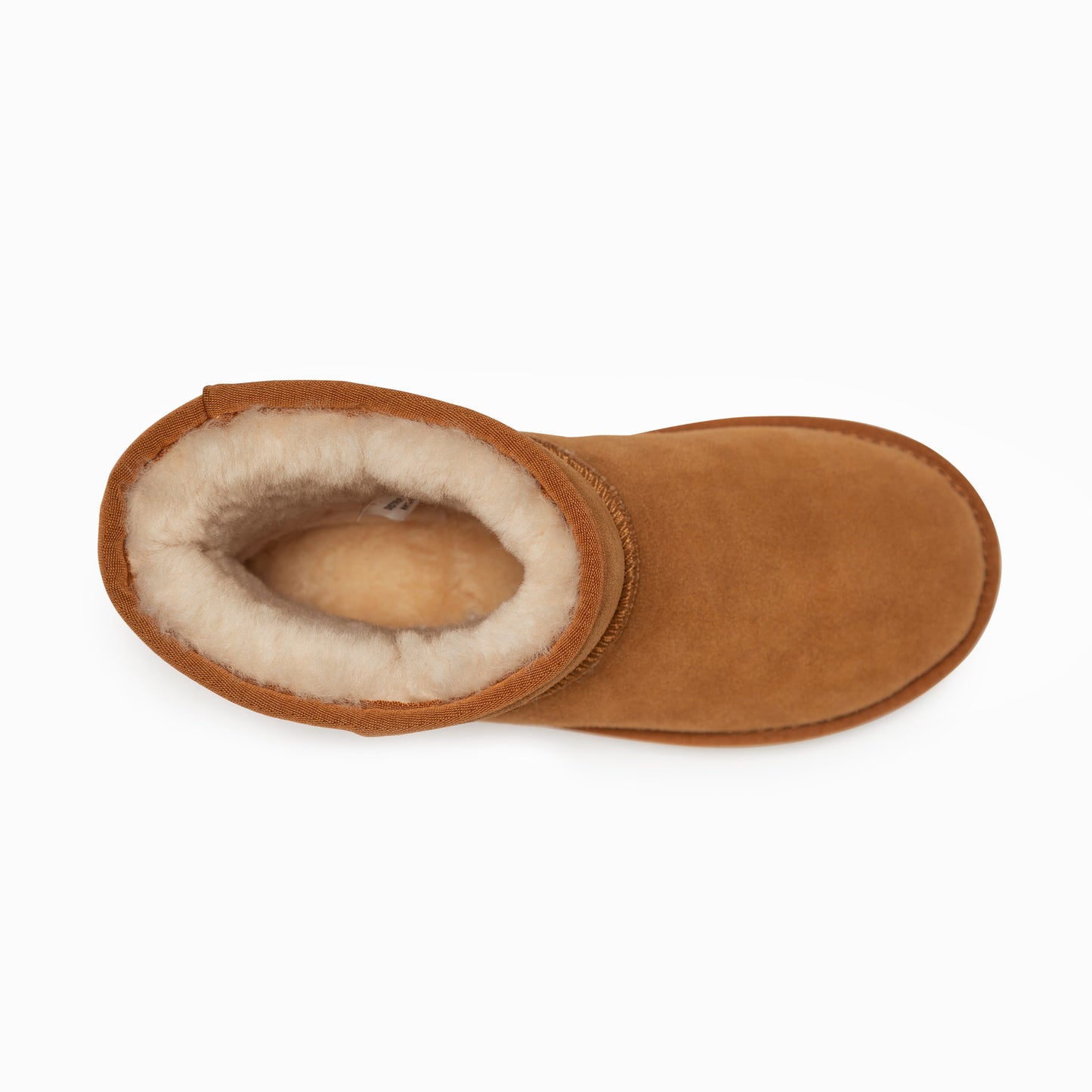 Ugg Boots Genuine Australian Sheepskin Unisex Short Classic Suede (Chestnut, EU44)