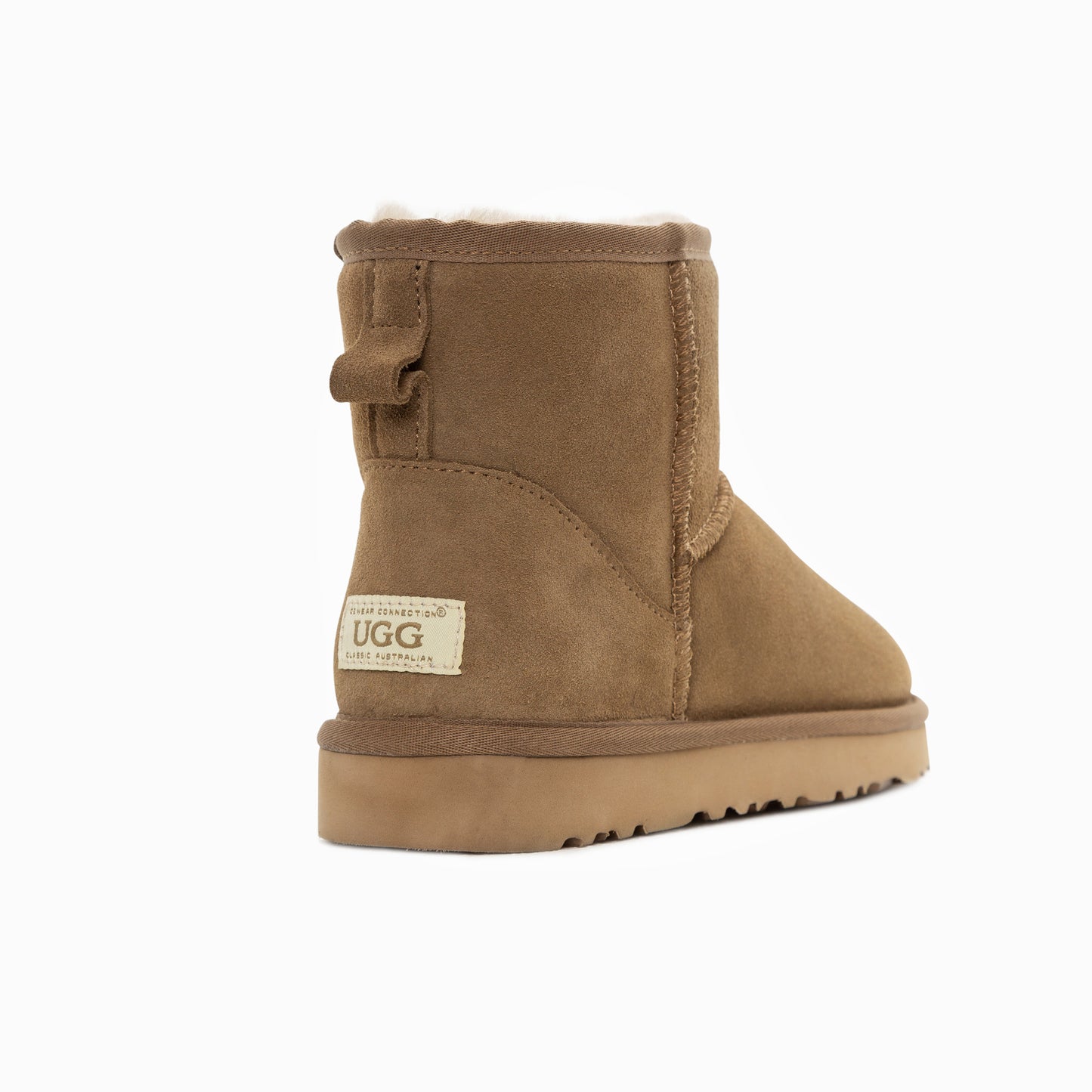 Ugg Boots Genuine Australian Sheepskin Unisex Mini Classic Suede (Olive, EU42)