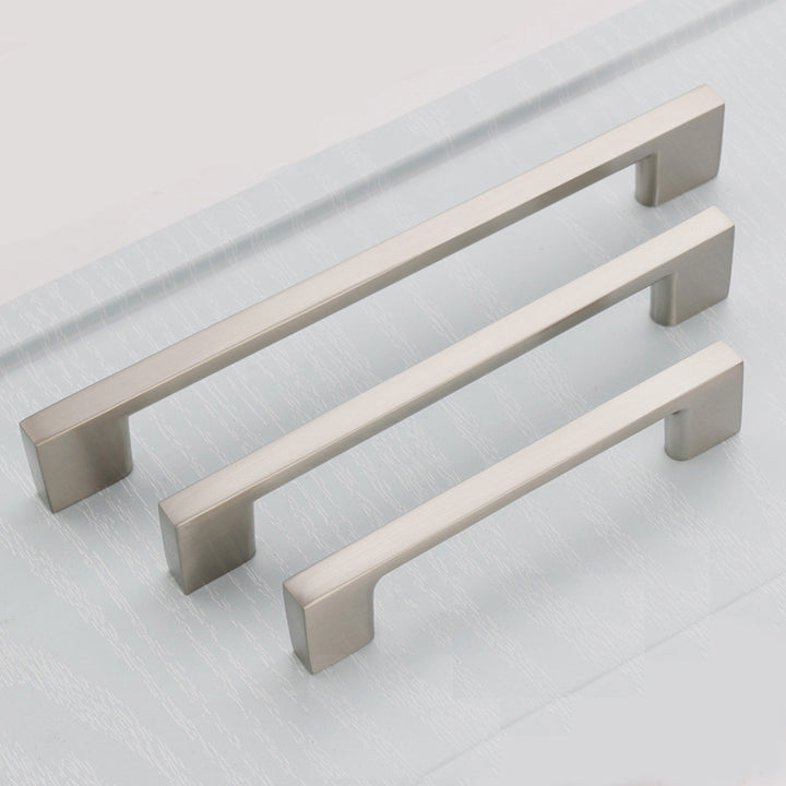 Brushed Nickel Kitchen Door Cabinet Drawer Handle Pulls 160MM