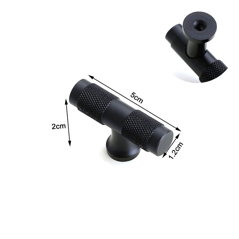 Black Furniture Door Kitchen Cabinet Handle Handles Pull Pulls Cupboard T Bar