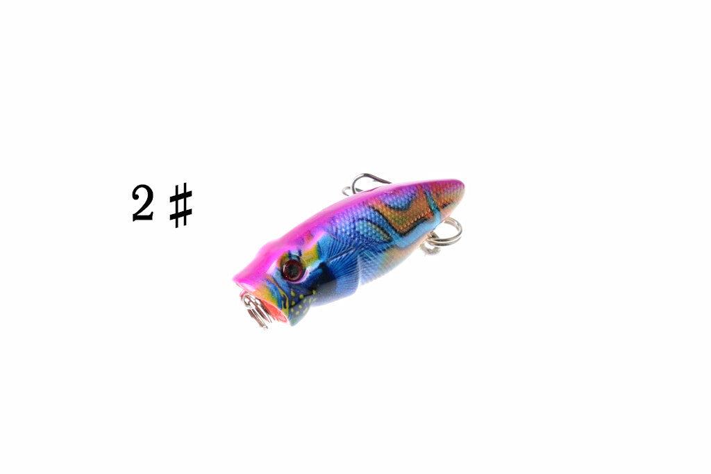 6X 3.5cm Popper Poppers Fishing Lure Lures Surface Tackle Fresh Saltwater