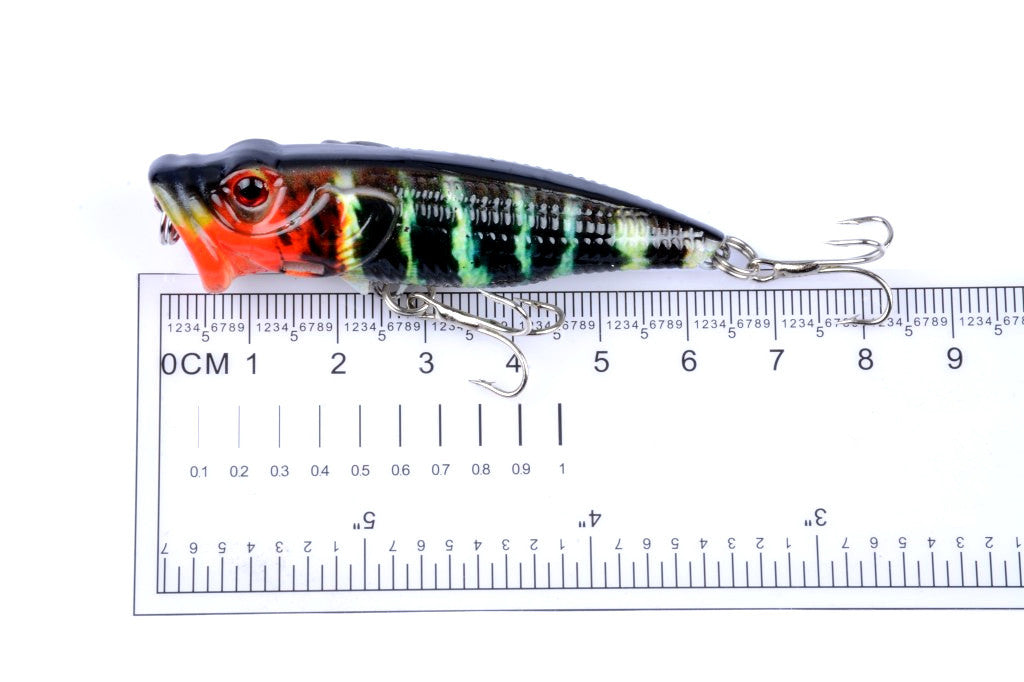 4X 6.5cm Popper Poppers Fishing Lure Lures Surface Tackle Fresh Saltwater