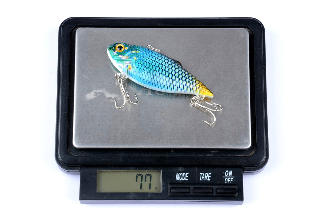 6x 6.5cm Vib Bait Fishing Lure Lures Hook Tackle Saltwater