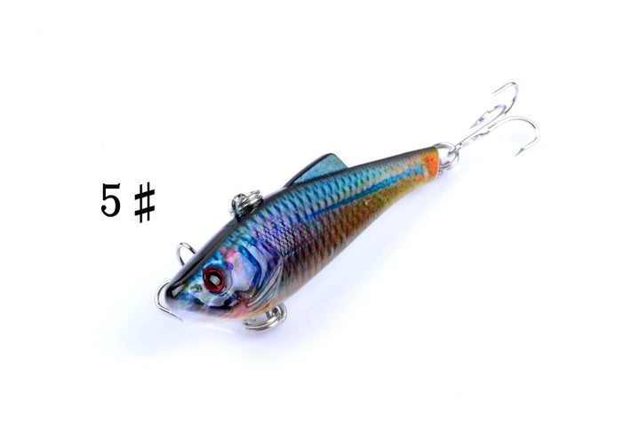 6x 7cm Vib Bait Fishing Lure Lures Hook Tackle Saltwater