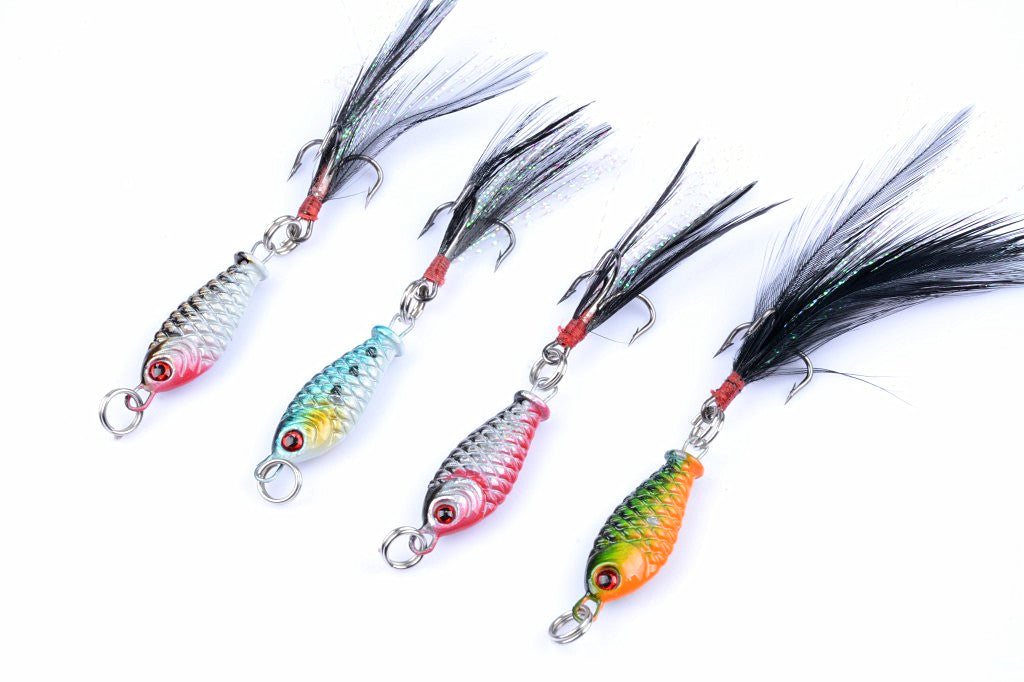 4x 6g Metal Spoon Fishing Hard Lure Spinner Spoon Baits