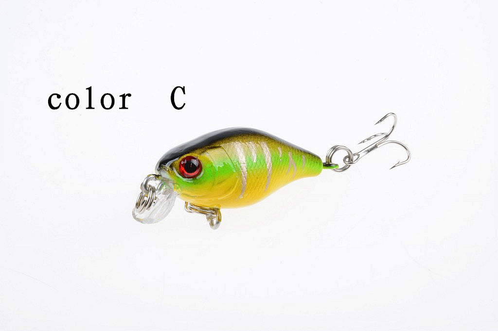 6x 4.5cm Popper Crank Bait Fishing Lure Lures Surface Tackle Saltwater