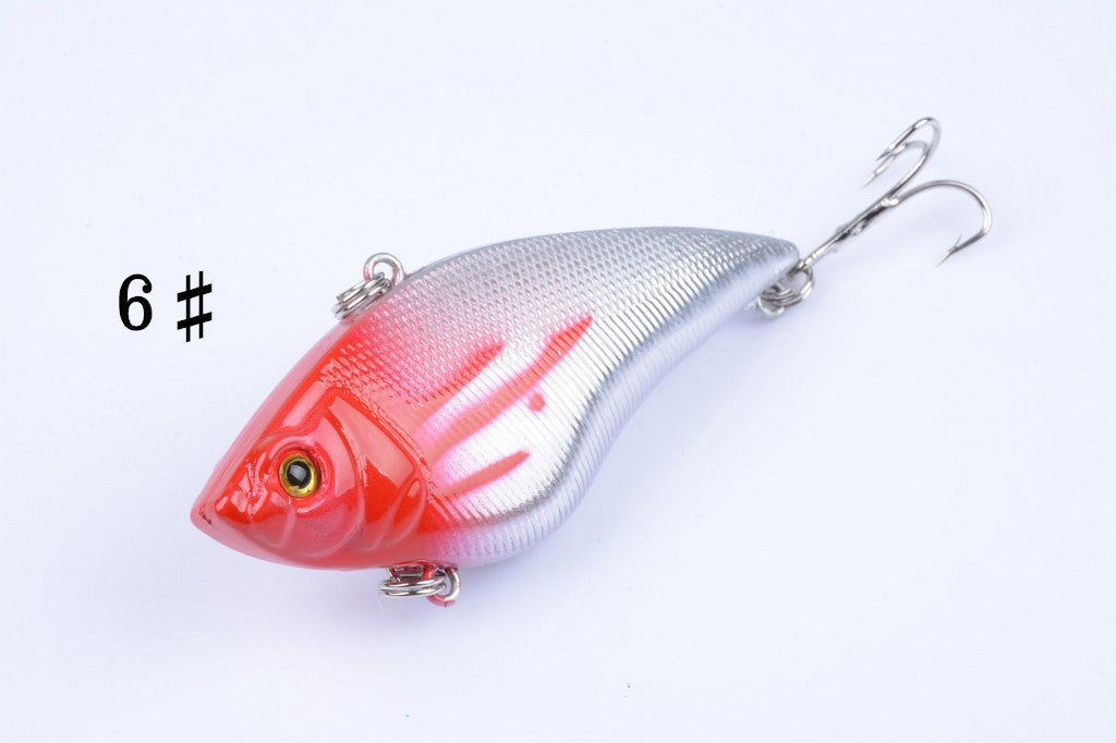 6x 7cm Vib Bait Fishing Lure Lures Hook Tackle Saltwater