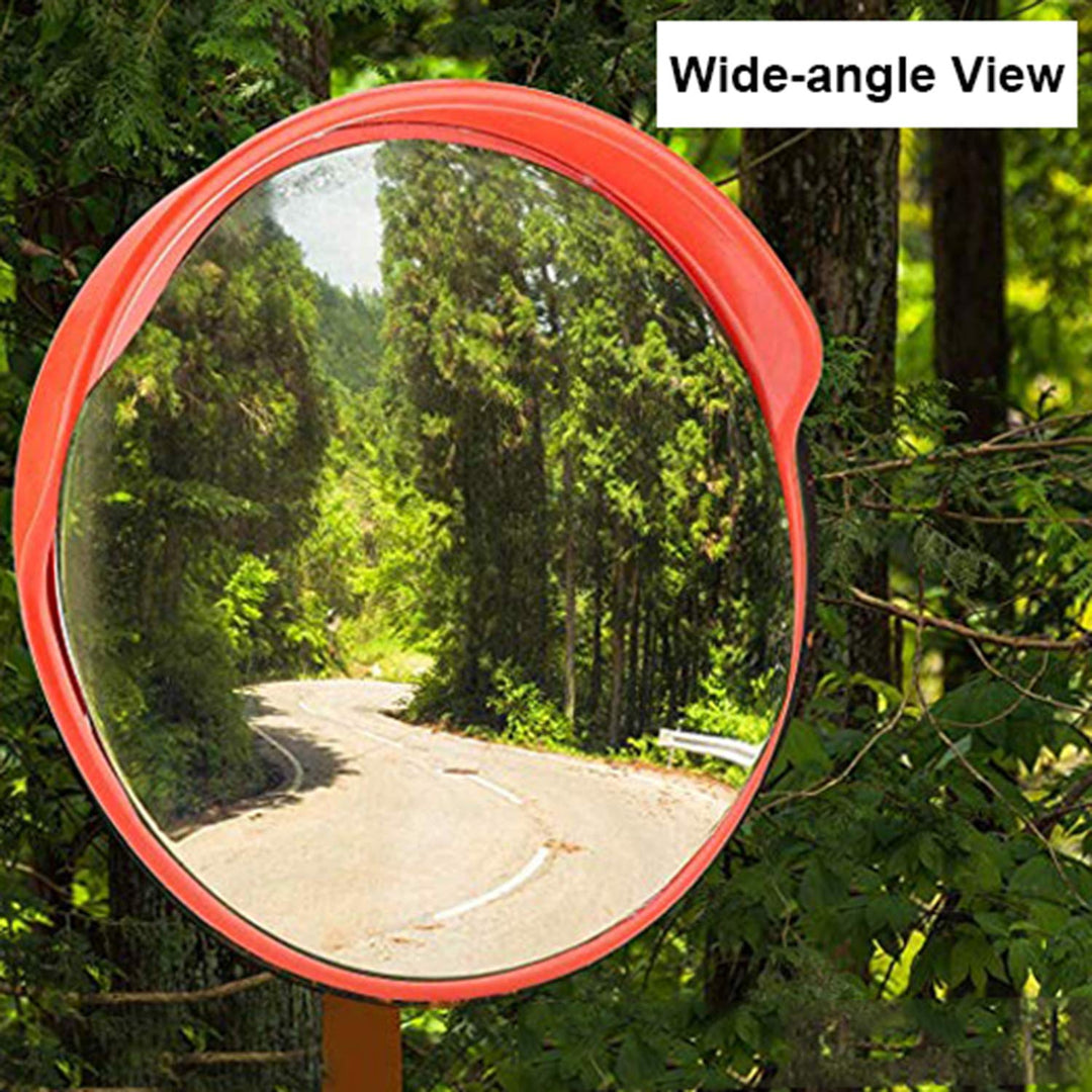 60cm  OutdoorTraffic Blind Spots Curved Convex Mirror Wide Angle Driveway Warehouse Security