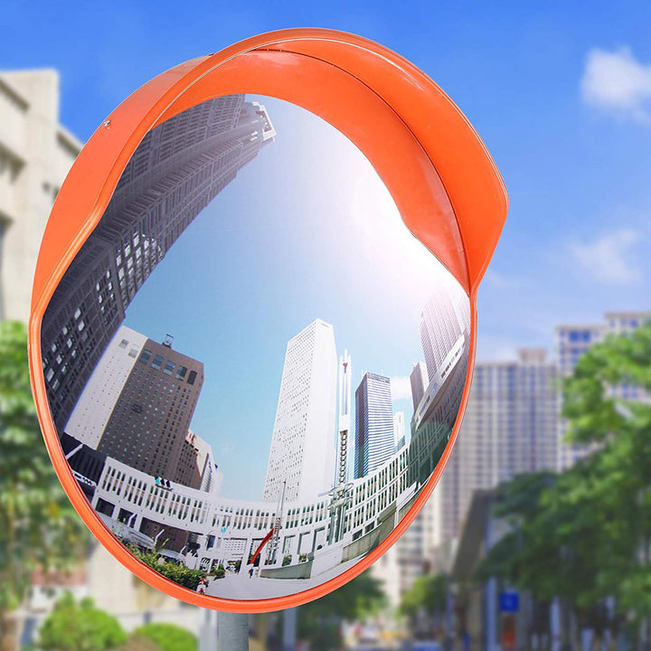 80cm OutdoorTraffic Blind Spots Curved Convex Mirror Wide Angle Driveway Warehouse Security