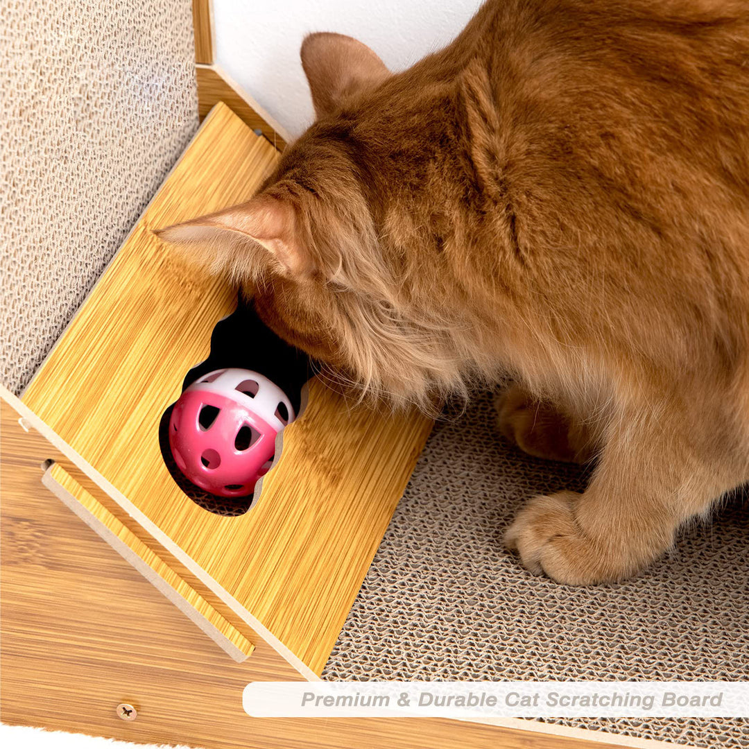 Cat Scratcher Pad L Shape Scratching Board Post Cardboard Cat Scratcher Indoor Kitten Scratch