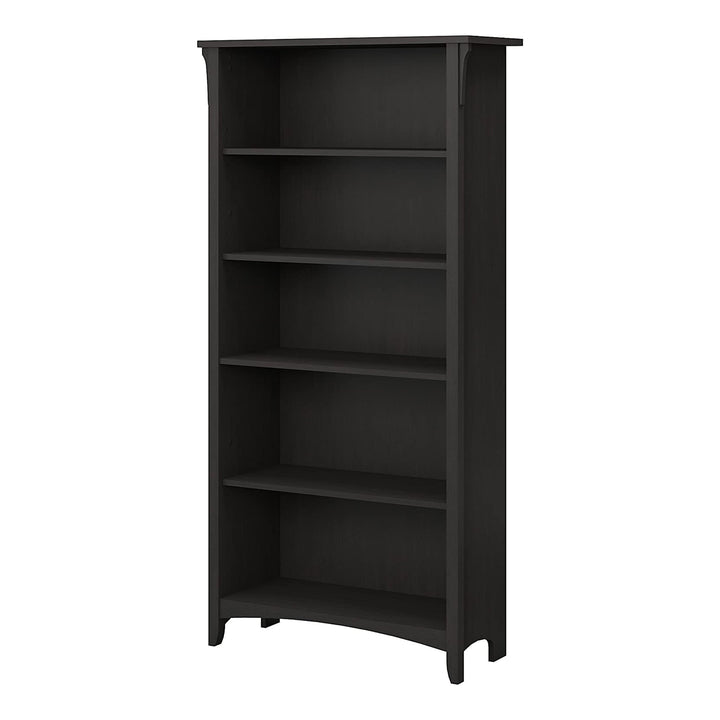 Salinas 5 Shelf Bookcase Black