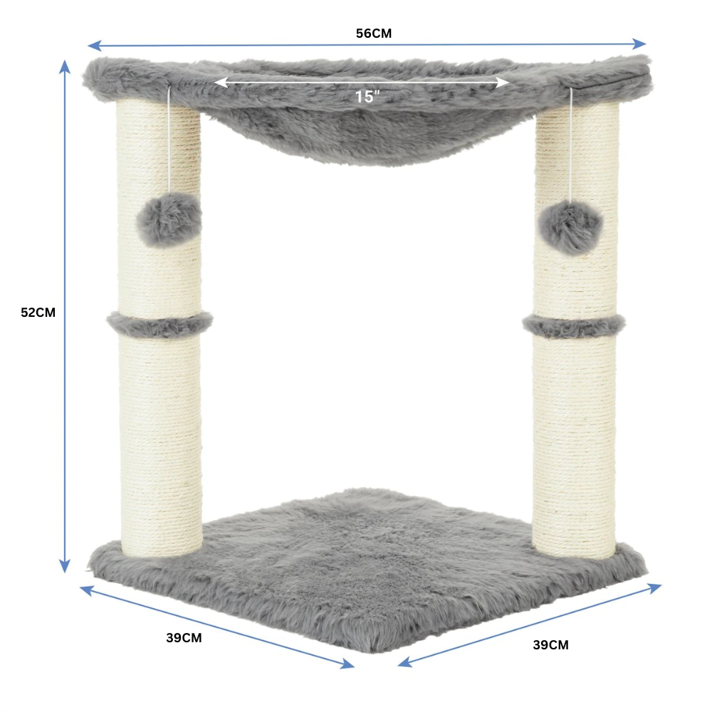 Petwiz 52cm Faux Fur Cat Tree