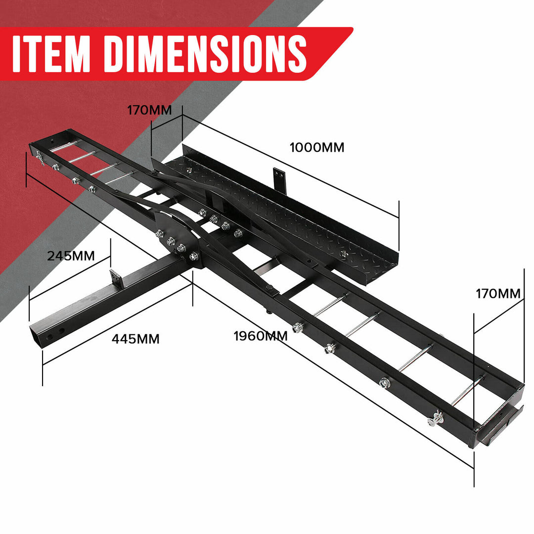 Motorcycle Motorbike Carrier Rack Towbar Arm Rack Dirt Bike Ramp