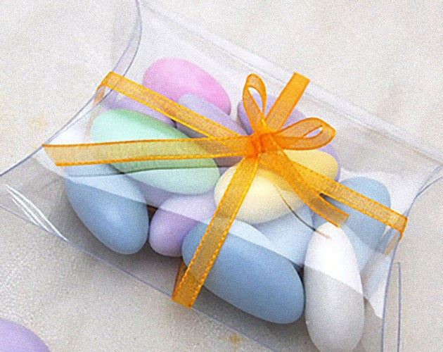 10 Pack of Pillow Rectangle Shaped Gift Box - Wedding or Product Bomboniere Jewelry Gift Party Favor Model Candy Chocolate Soap Box