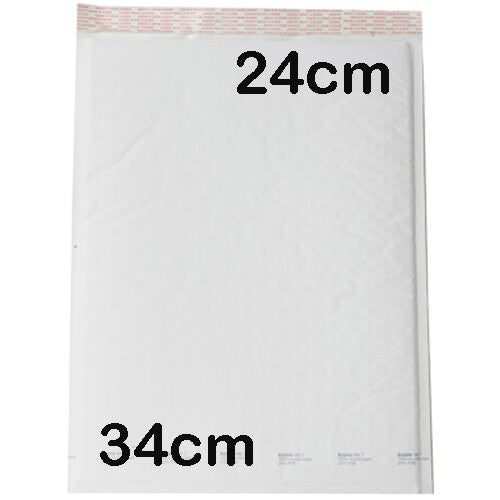 10 Piece Pack - 340x240mm LARGE Bubble Padded Envelope Bag Post Courier Mailing Shipping Mail Self Seal