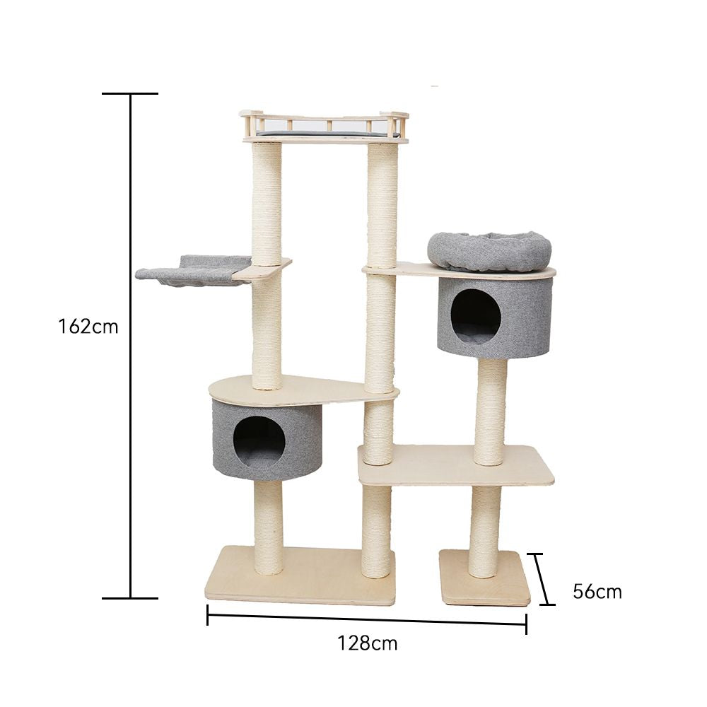 CATIO Duo Cat Climbing Tower and House Condo C6035