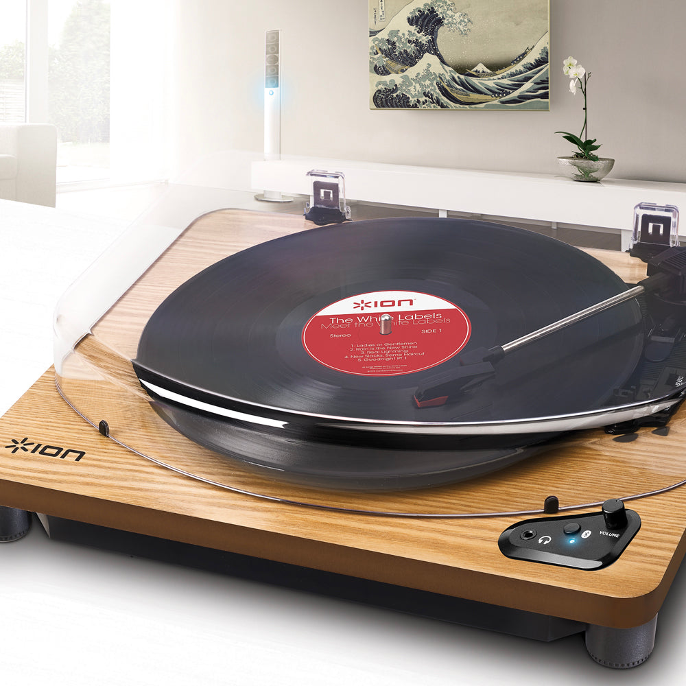 ION Audio Air LP Bluetooth USB Turntable - Wood