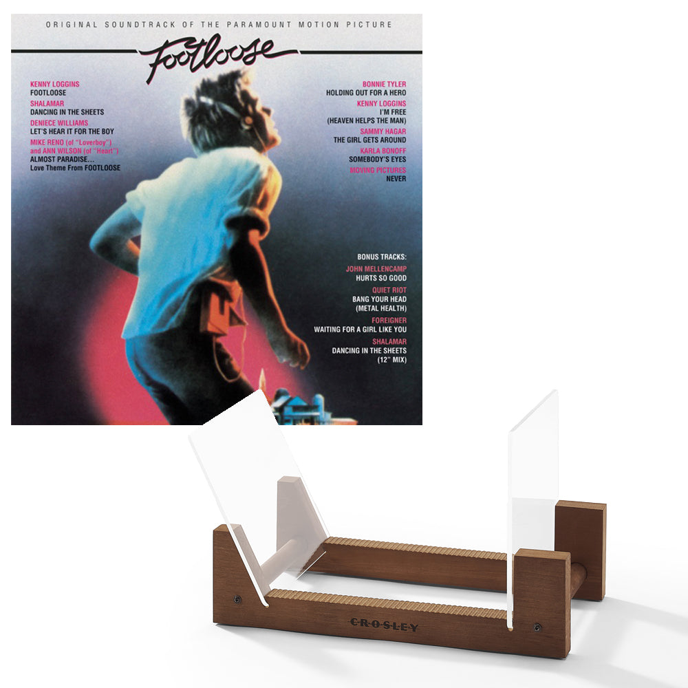 Footloose Vinyl Album & Crosley Record Storage Display Stand