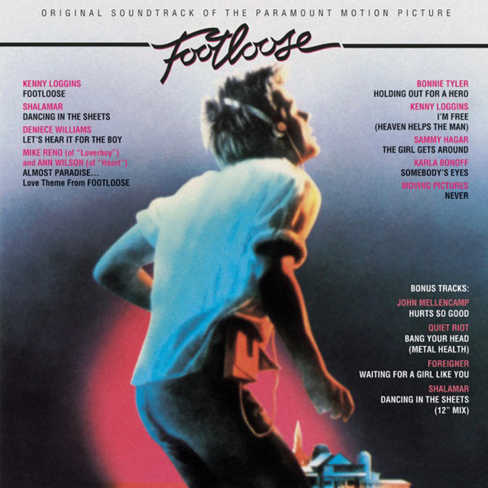 Footloose Vinyl Album & Crosley Record Storage Display Stand