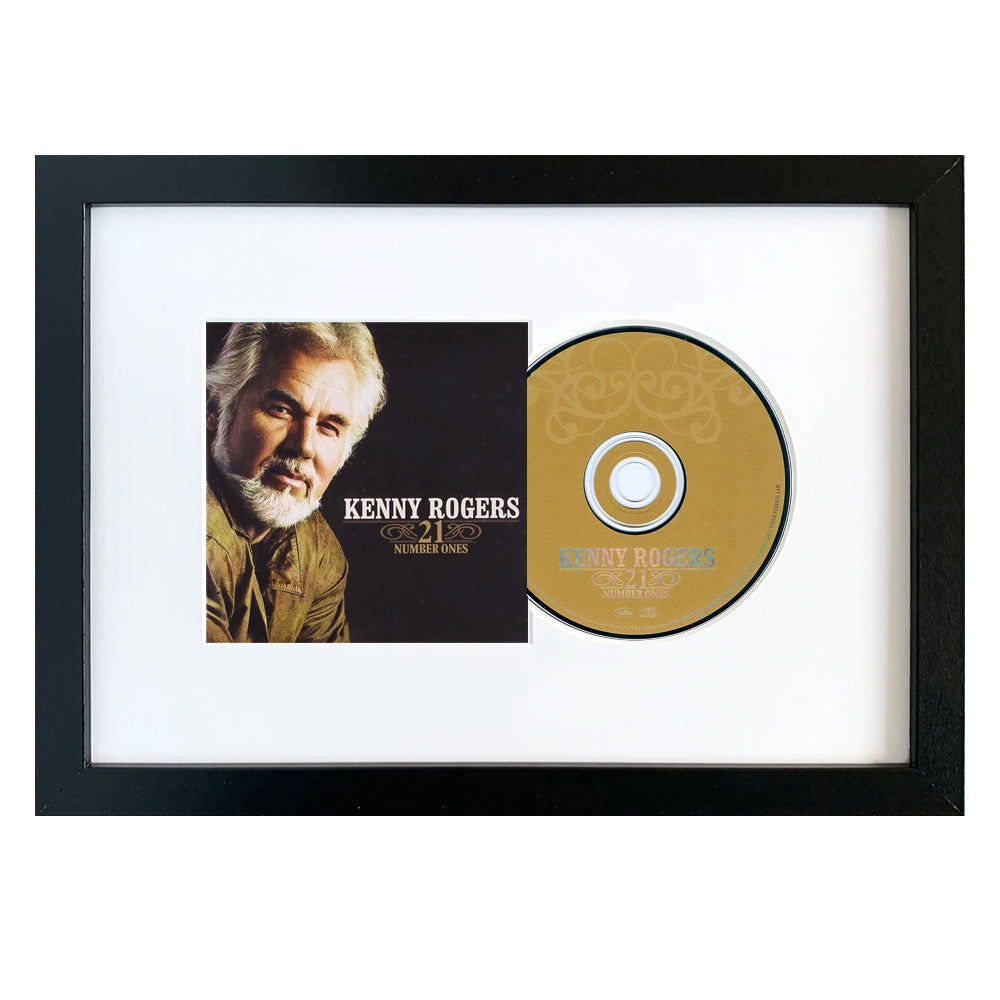 Kenny Rogers - 21 Number Ones - CD Framed Album Art