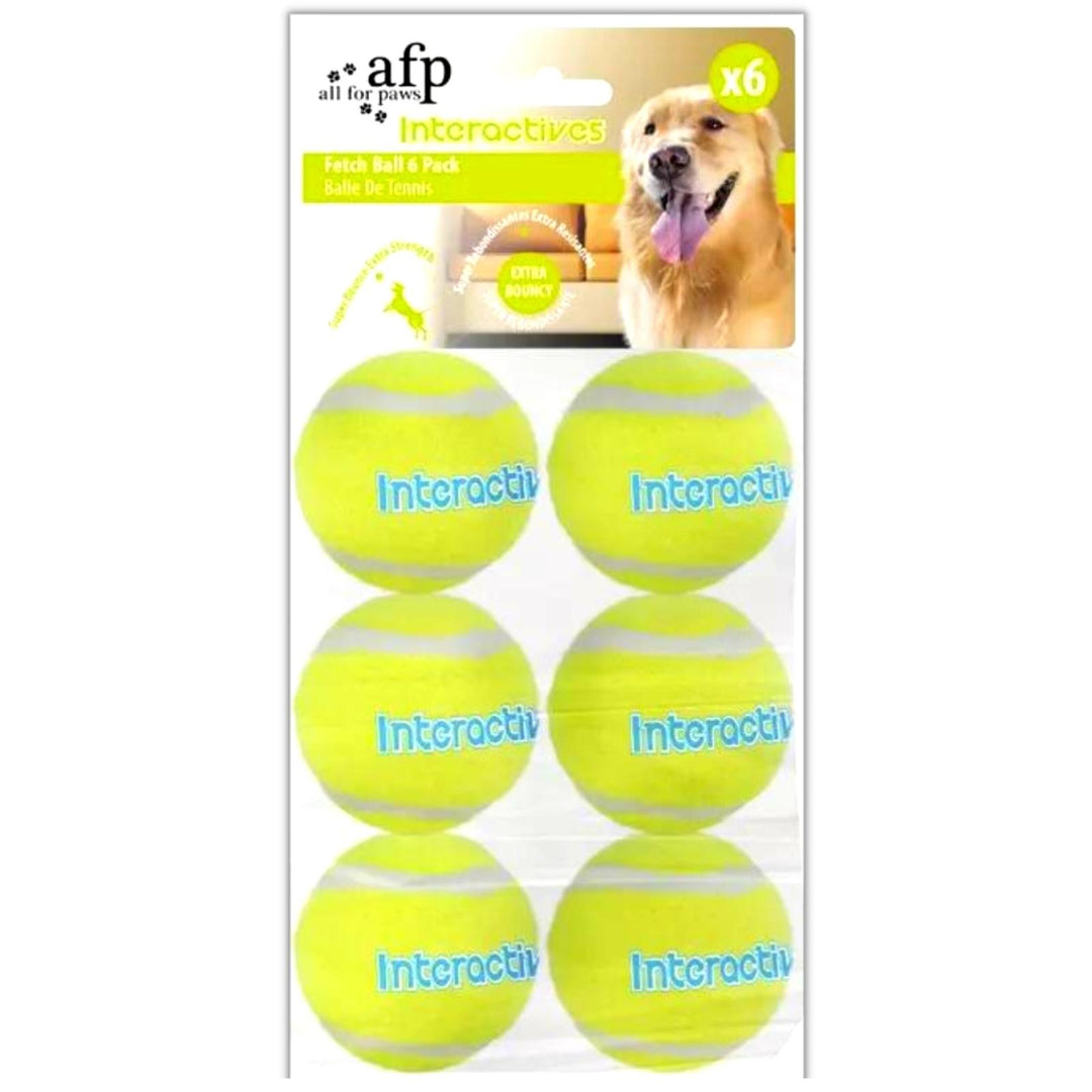 6 Pack Replacement Balls For All For Paws Ball launcer