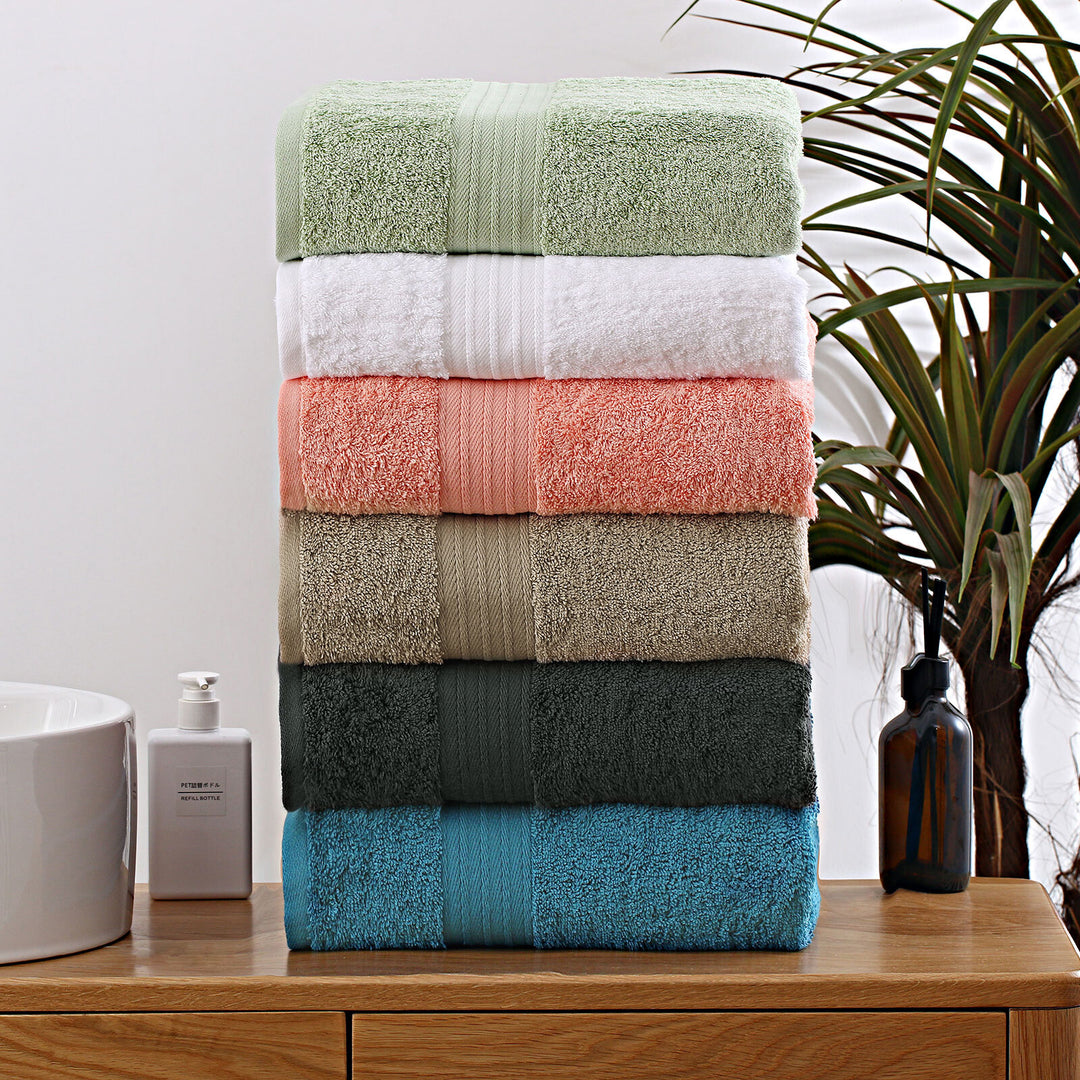 Linenland Extra Large Bath Sheet Towel 89 x 178cm - Sage Green