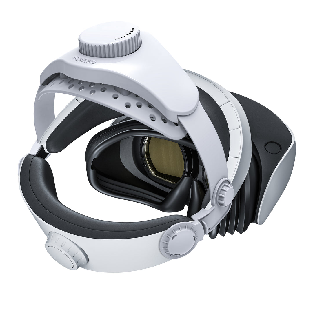 DEVASO Adjustable Head Strap for Playstation VR2, Reduced Pressure Lightweight