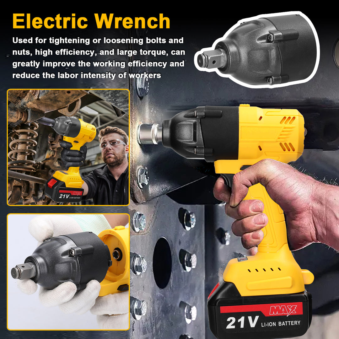 7in1 Multi-function Rechargeable Li-ion Electric Machine Set Electric Hammer Drill Chainsaw Conversion Tool Set Power Tool Kit