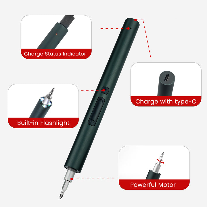 KAIWEETS Mini Electric Screwdriver, 137 in 1 Electric Precision Screwdriver