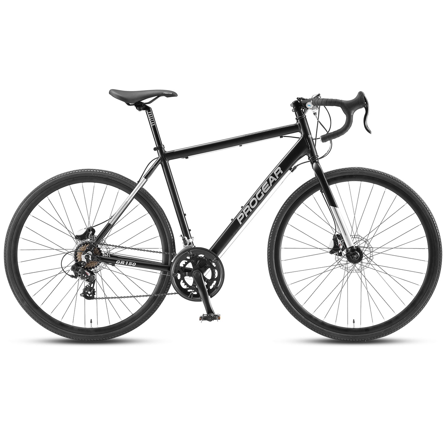 Progear Bikes GR150 Road Bike 700*53cm in Black Ember