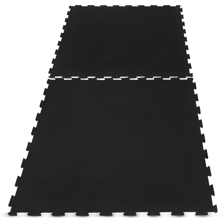 CORTEX 10mm Commercial Interlocking Rubber Gym Tile Mat (1m x 1m) - Set of 25