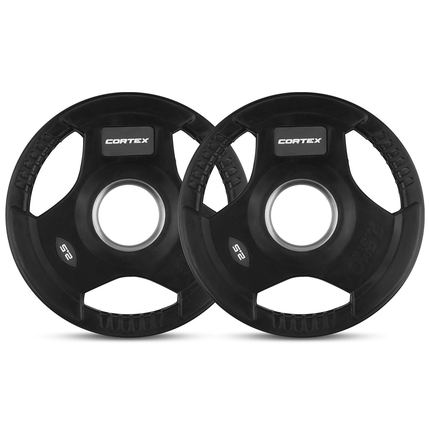 CORTEX 2.5kg Tri-Grip Olympic Plates 50mm (Pair)