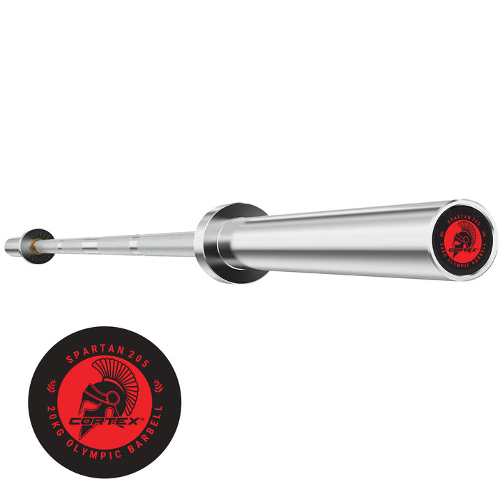 CORTEX SPARTAN205 7ft 20kg Olympic Barbell (Hard Chrome)