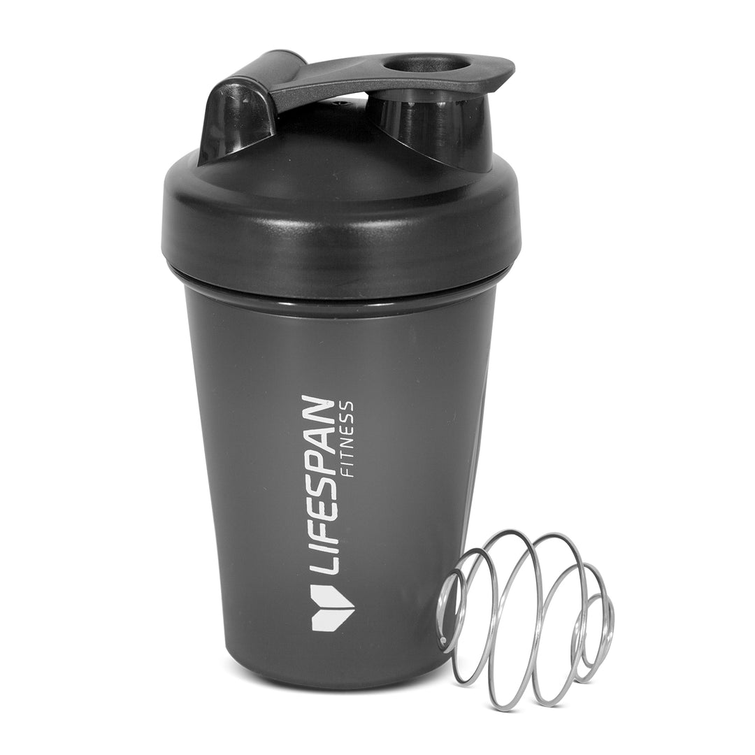 Lifespan Fitness Shaker Bottle 500ml in Black (Pack of 2)