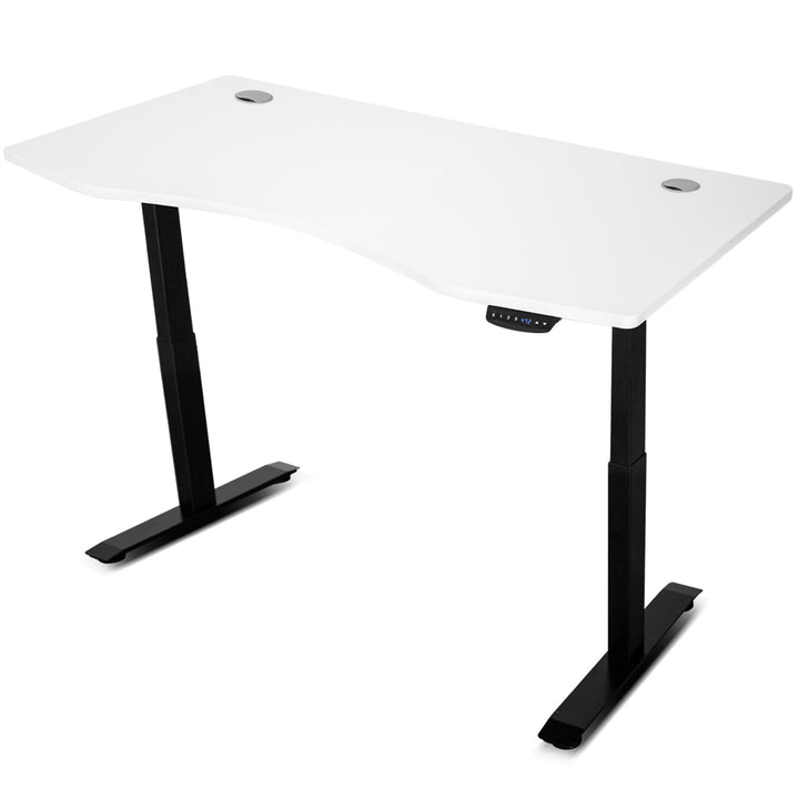 Lifespan Fitness ErgoDesk AUTO Series Automatic Standing Desk 150cm in White & Black