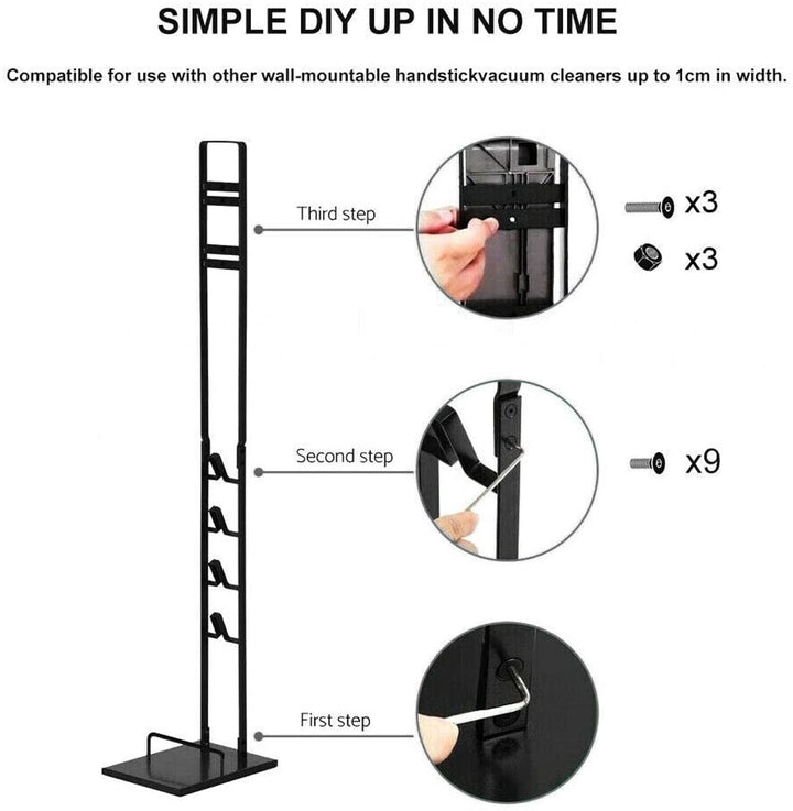 Docking stand for Dyson stick vacuum cleaners - Stable Design