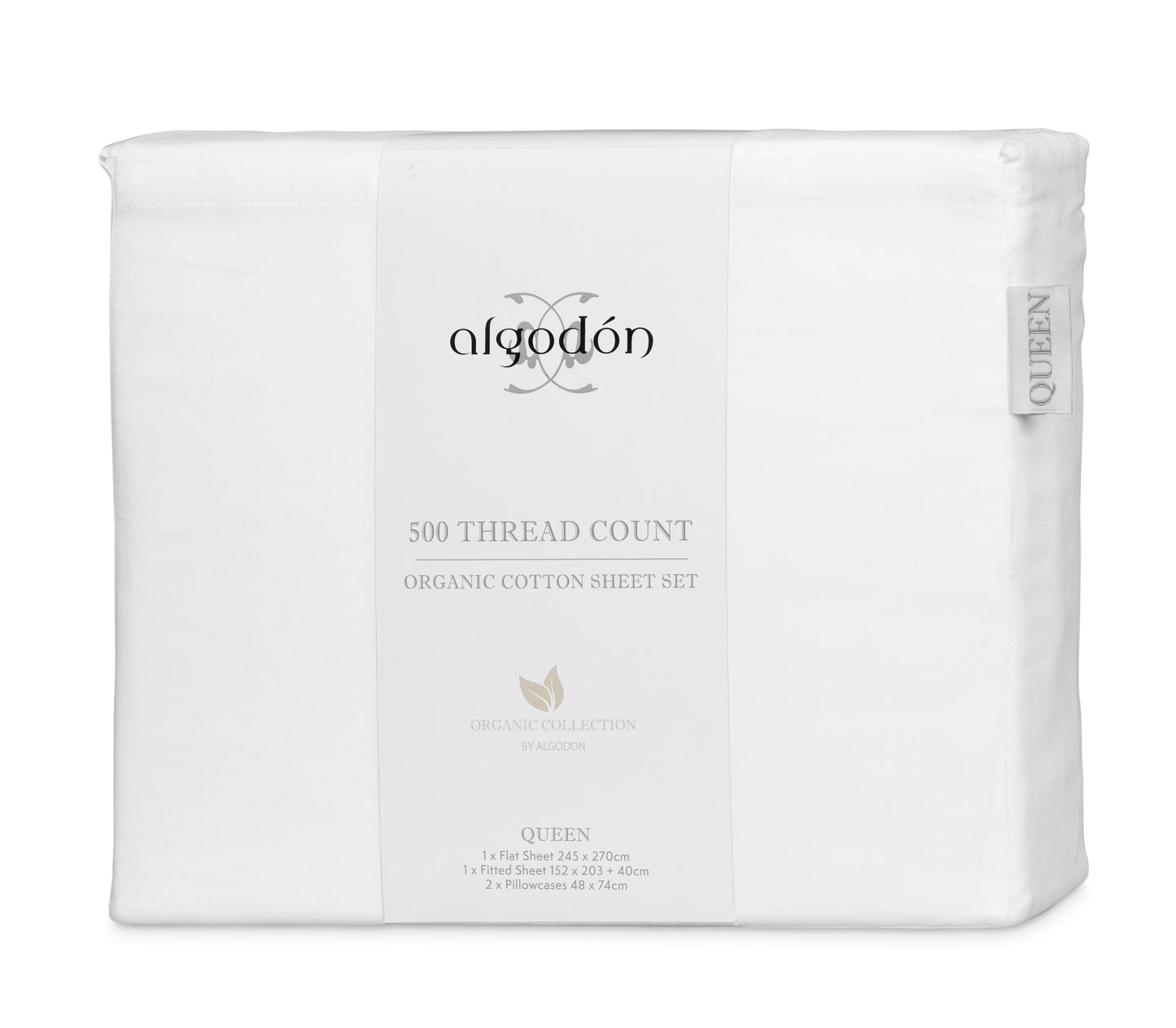 500TC (Australian) SHEET SET Organic Cotton - QUEEN