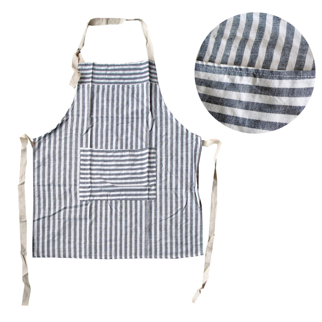 My Hub Polyester Cotton Striped Apron