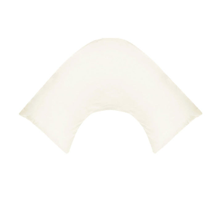 280TC Polyester Cotton V Shape Pillowcase Ivory