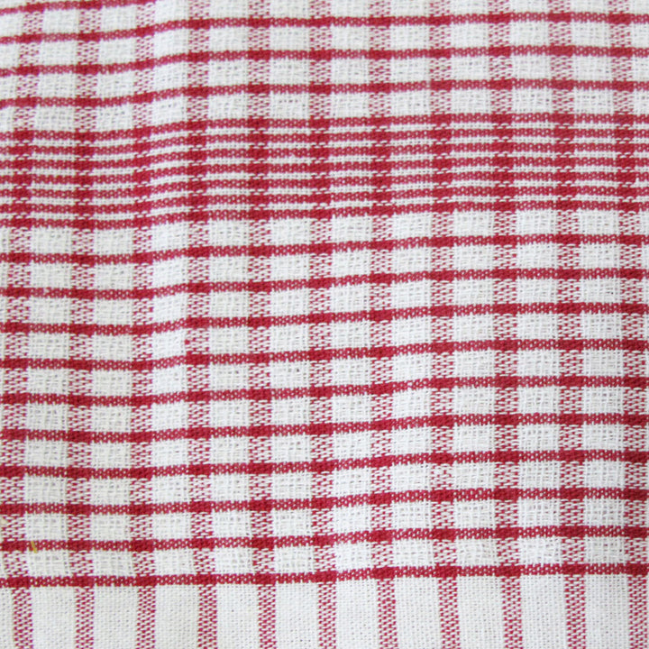 Set of 3 Jumbo Cotton Checkered Tea Towels 60 x 90 cm Blue