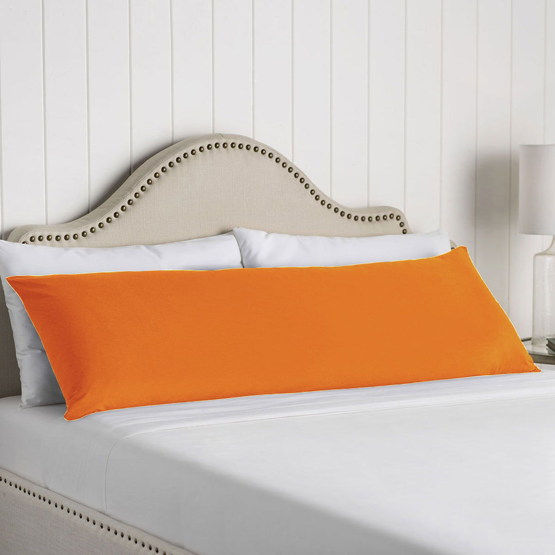 Artex 100% Cotton Body Pillowcase Orange