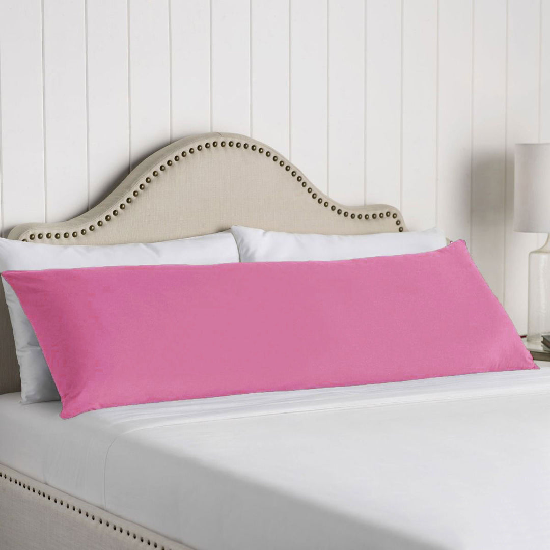 Artex 100% Cotton Body Pillowcase Taffy Pink