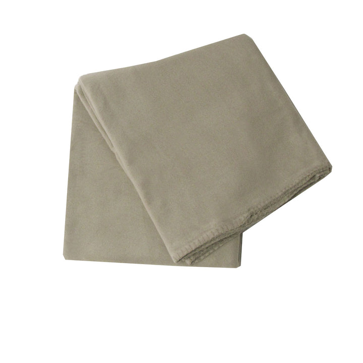 180GSM Extra Large Polar Fleece Throw Blanket 150 x 200cm Latte