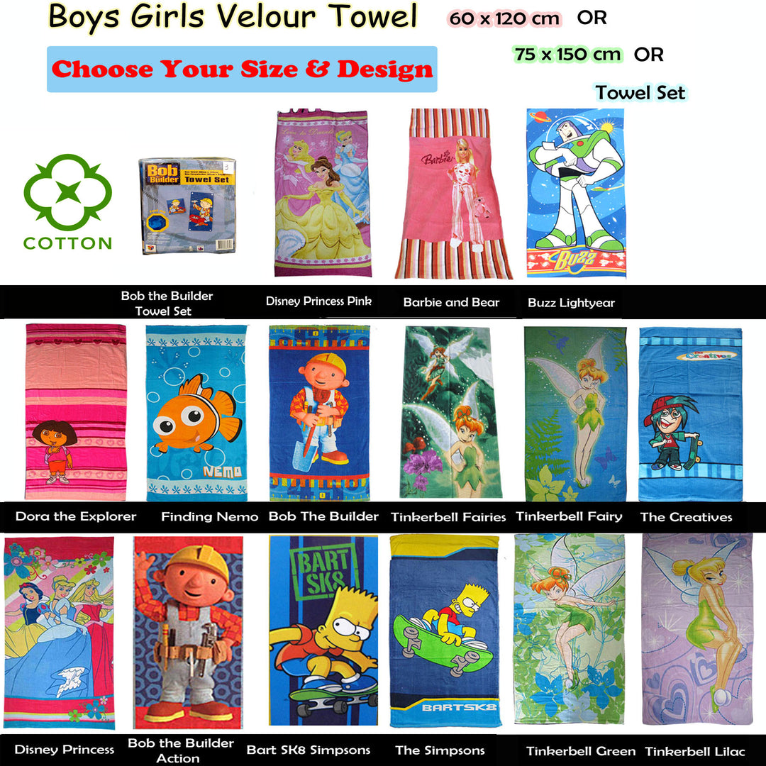 Disney Kids Licensed The Creative Beach Towel