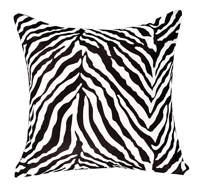 Zebra Printed Cushion Cover