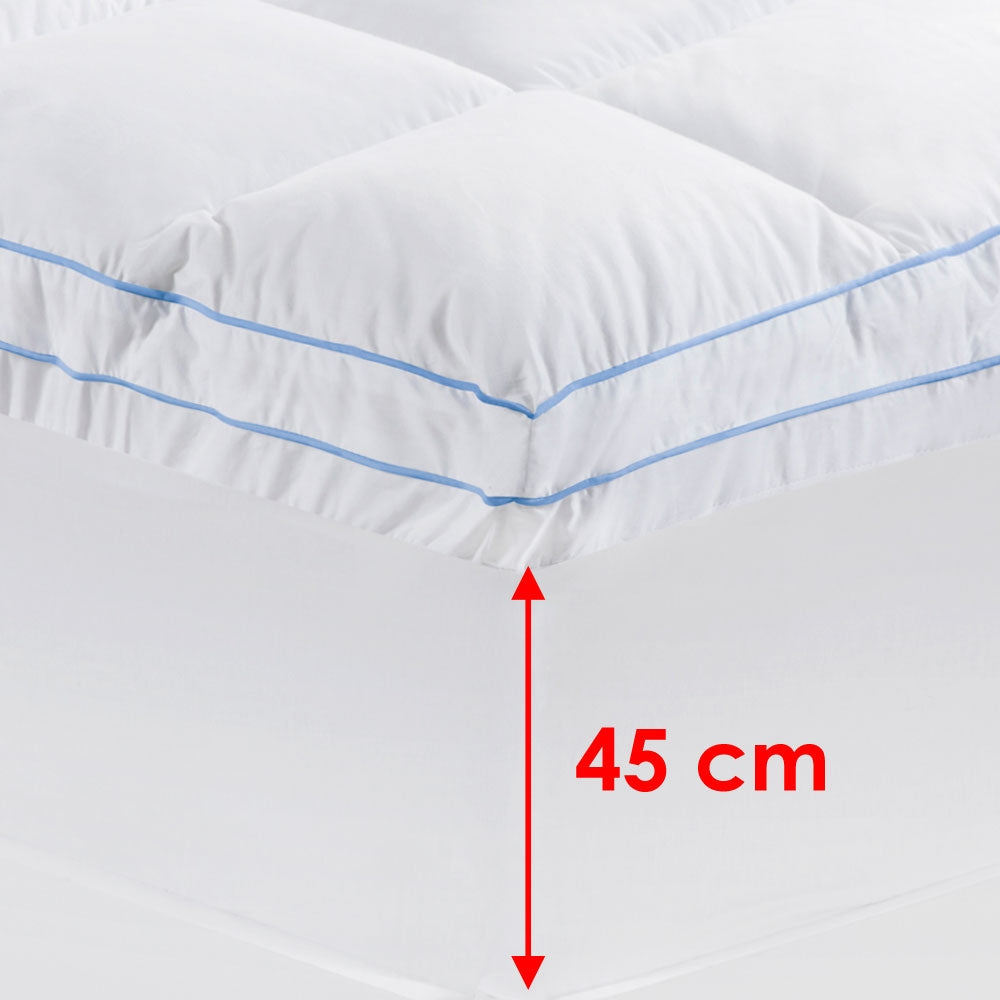 Cloudland 750GSM Memory Resistant Microball Fill Mattress Topper Double