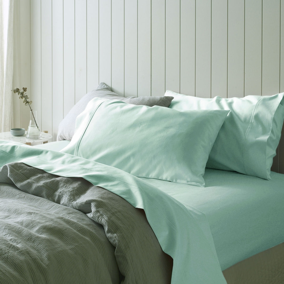 Accessorize 1000TC Cotton Sateen Sheet Set Mint King