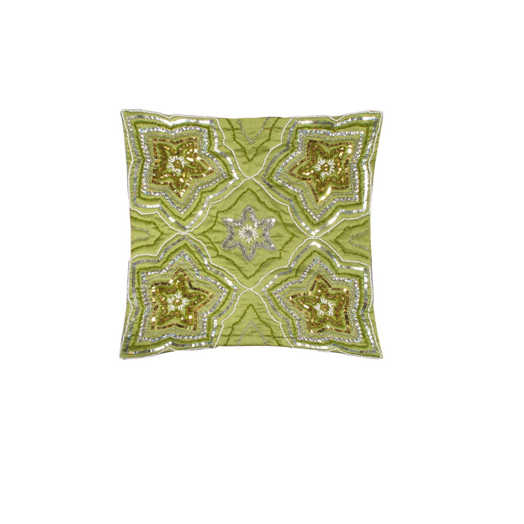 IDC Homewares Sequin Cushion Cover Maya Green