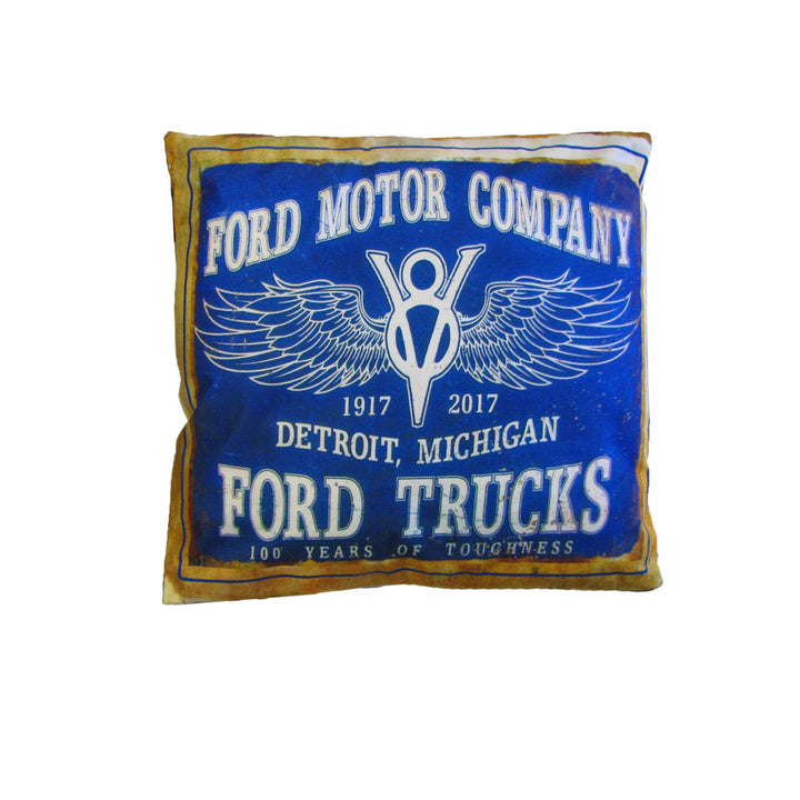 Australian Mancave Retro Cushion Ford Trucks 40 x 40 cm