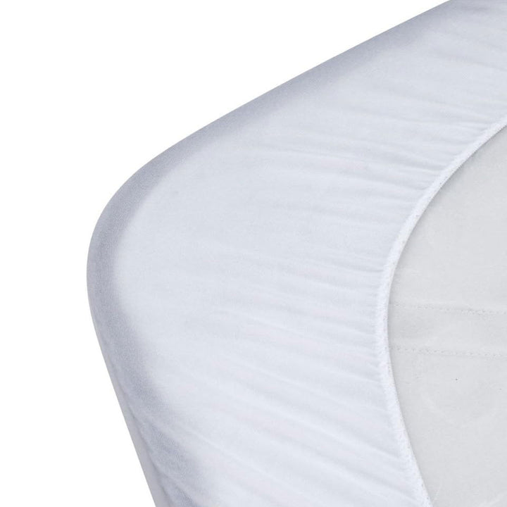 Waterproof Fitted Mattress Protector Large Cot Size 135x77x19cm